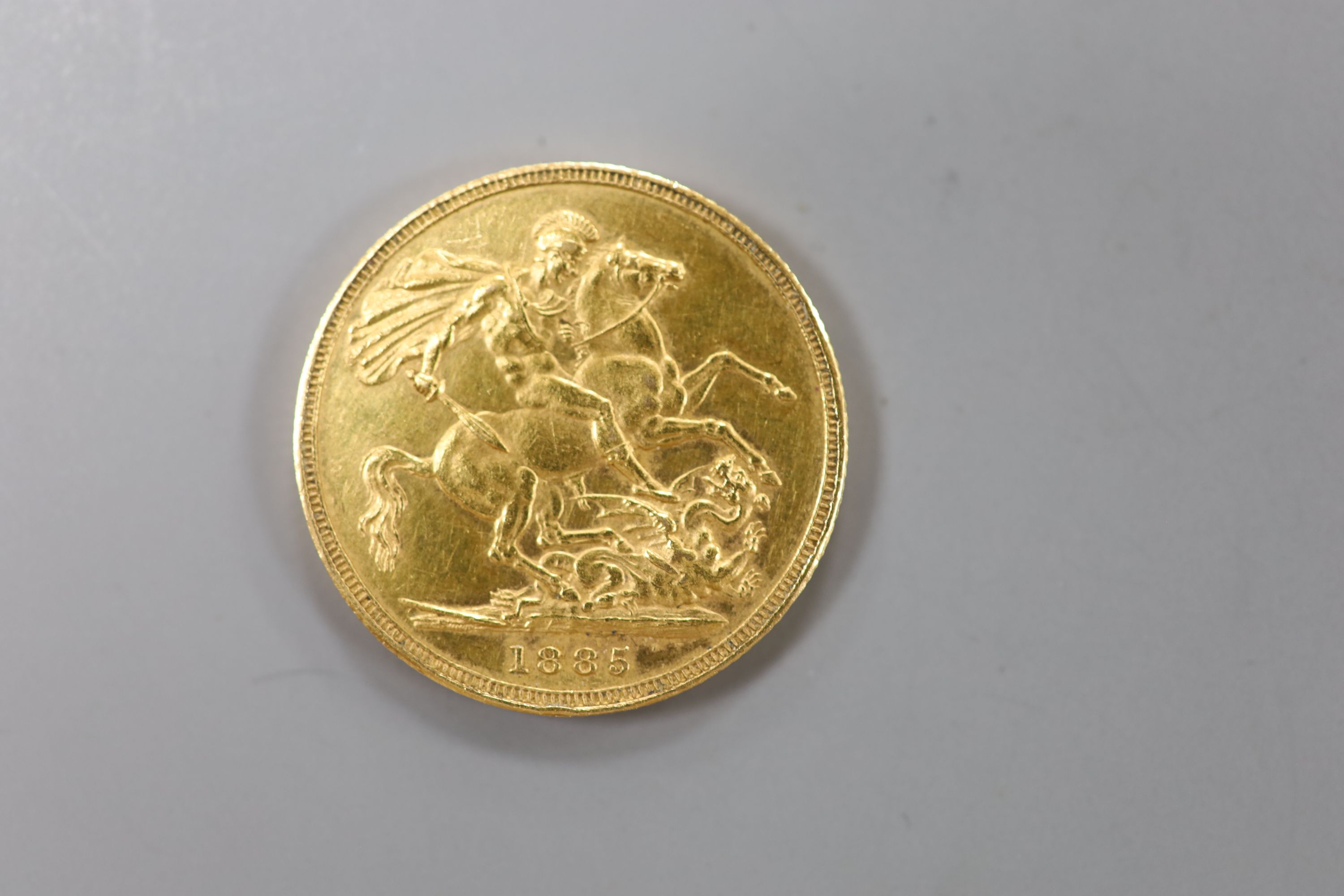 A Victoria 1885 sovereign
